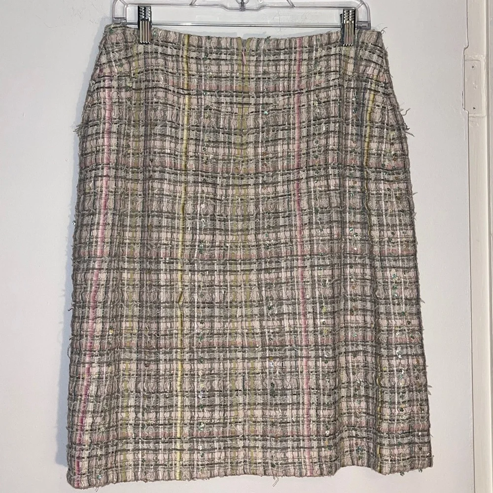 Chanel multicolor fringe tweed skirt the 2005 Spring collection 42